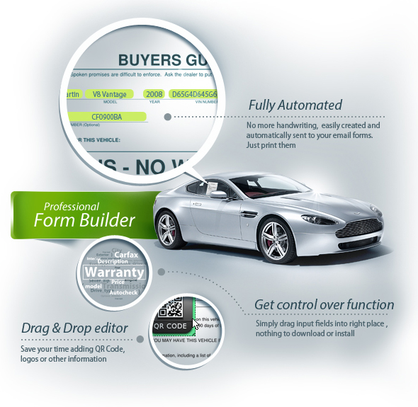 Make-A-Form™ | Form Builder | Autoxloo UK